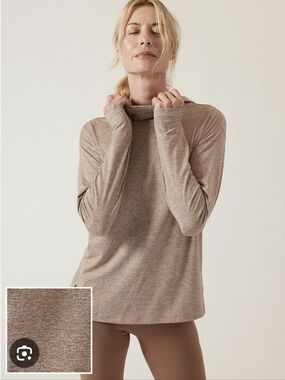 NWOT Athleta Uptempo Elevate Hoodie Sweatshirt Size Small